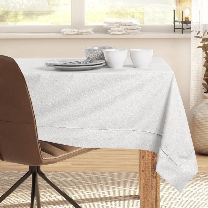 Staltiesė 140×180 kreminė DK Sparkle