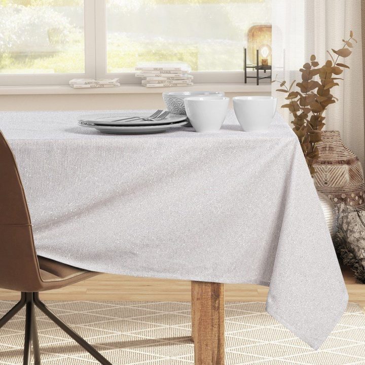 Staltiesė 110×140 cm kreminė DK SPARKLE
