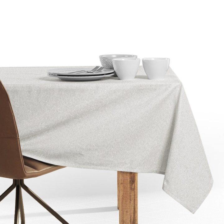 Staltiesė 140×320 cm kreminės spalvos DK SPARKLE