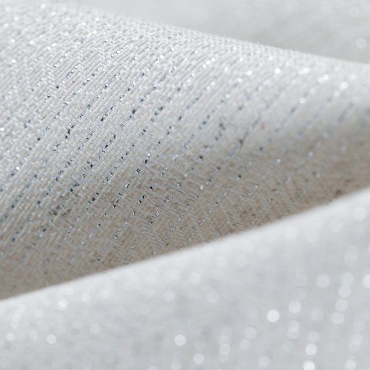 Staltiesė ovalinė 140×400 cm kreminės spalvos DK SPARKLE