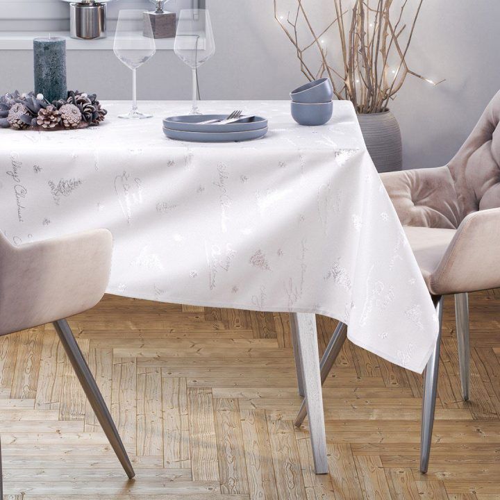 Staltiesė 30×100 cm kalėdinė sidabrinė AH CHRISTMASEVE