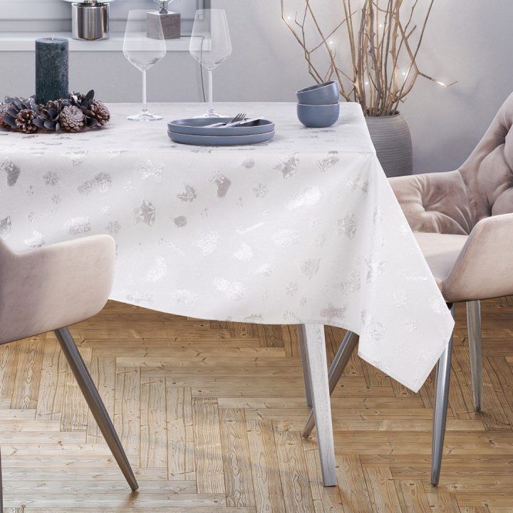 Staltiesė sidabrinė 40×140 cm AH CHRISTMASSTORY