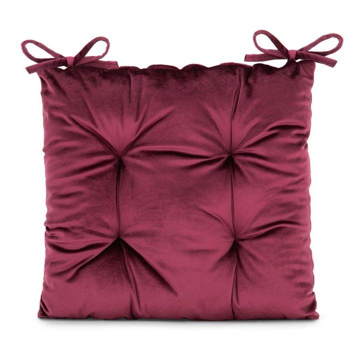 Pagalvėlė kėdei 40×40 cm bordo AH ALEKSA