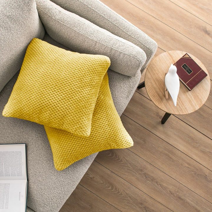 Pagalvės užvalkalas 45×45 garstyčių spalvos HENRY