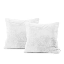 Pagalvės užvalkalas 45×45 cm baltas 2 vnt DecoKing