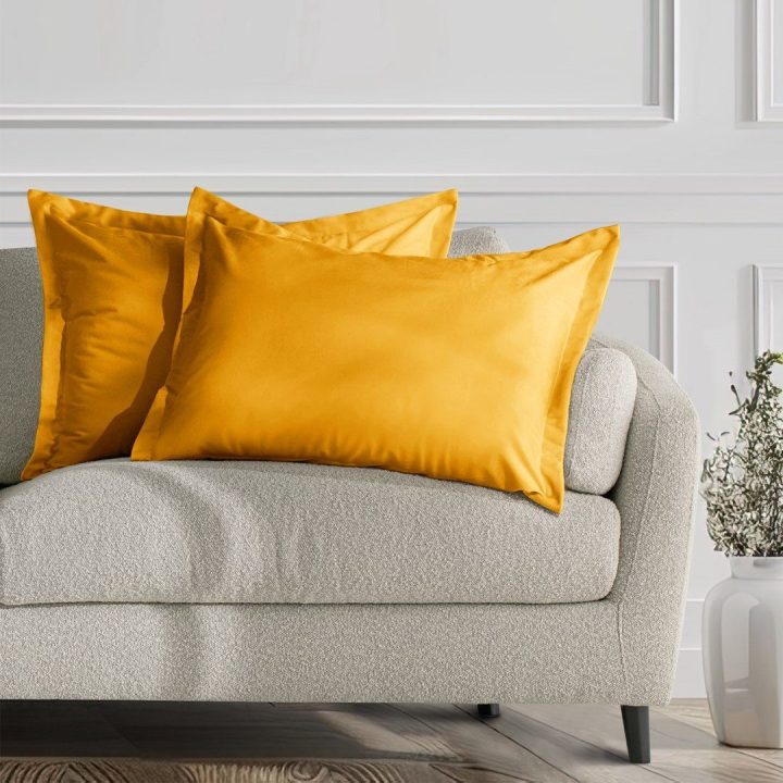 Pagalvės užvalkalas 50×70 cm iš aksomo garstyčių AH