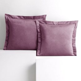 Pagalvės užvalkalas 45×45 cm aksomas rožinis AH