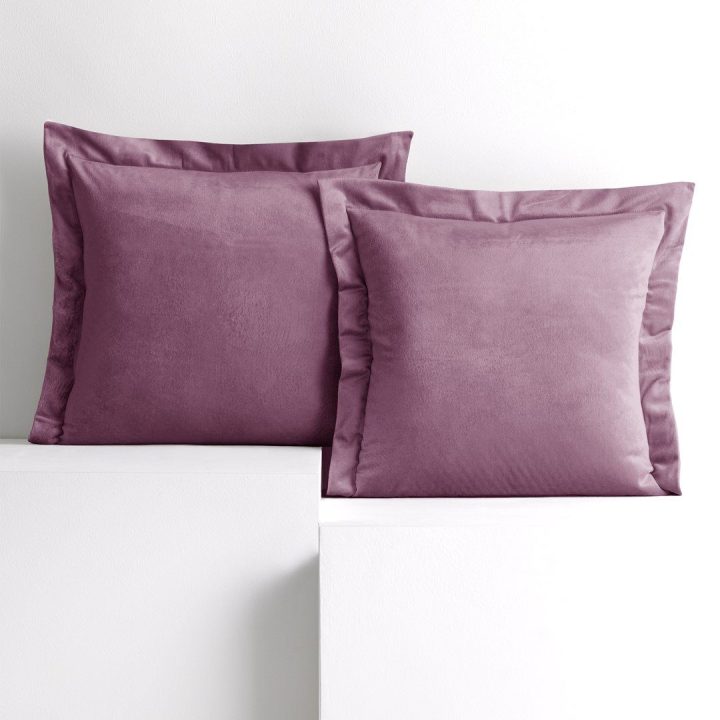 Pagalvės užvalkalas 45×45 cm aksomas rožinis AH