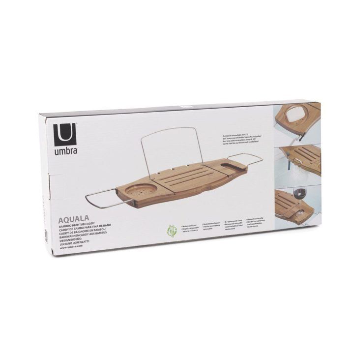 Lentynėlė voniai natūrali spalva CADDY AQUALA