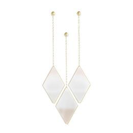 Veidrodis žalvarinis DIMA DIAMOND BRASS