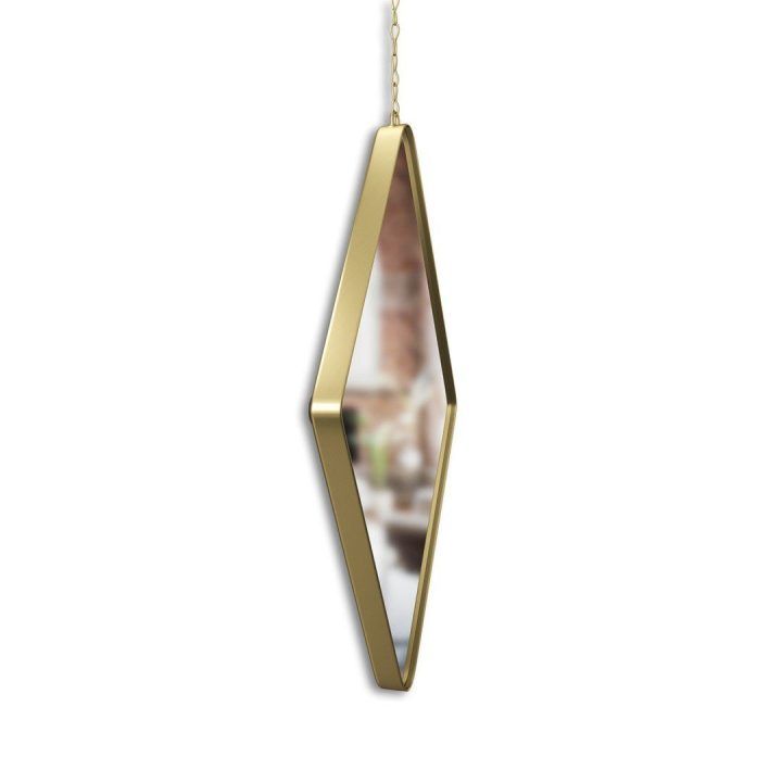 Veidrodis žalvarinis DIMA DIAMOND BRASS