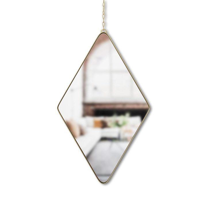 Veidrodis žalvarinis DIMA DIAMOND BRASS