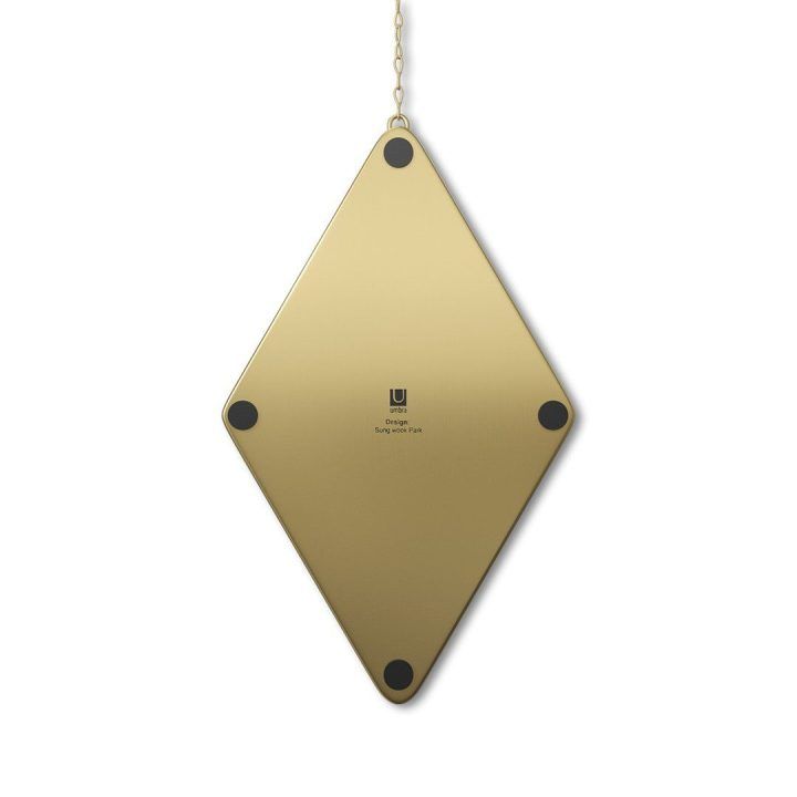 Veidrodis žalvarinis DIMA DIAMOND BRASS