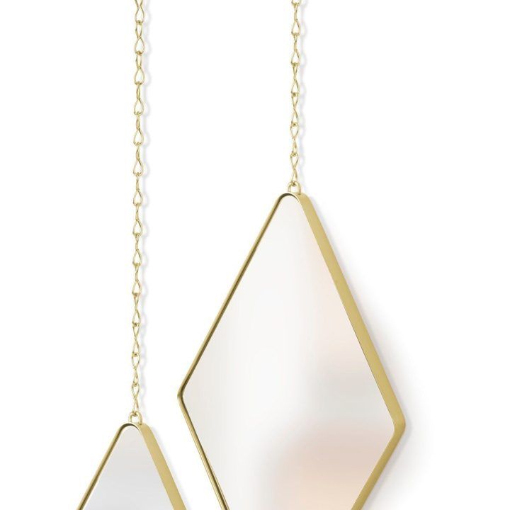 Veidrodis žalvarinis DIMA DIAMOND BRASS
