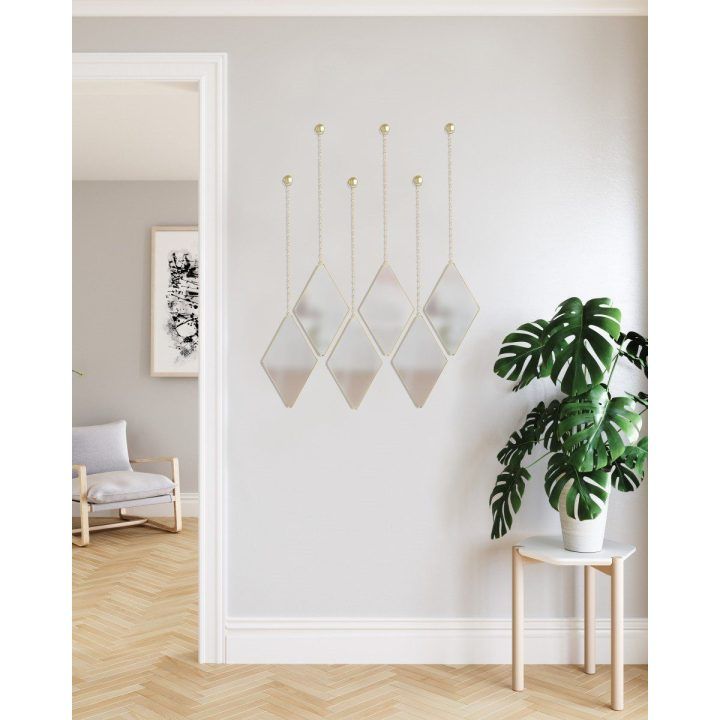 Veidrodis žalvarinis DIMA DIAMOND BRASS