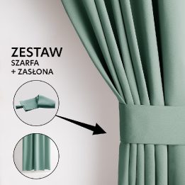 Užuolaida 140×175 mėtinė užtamsinanti AH