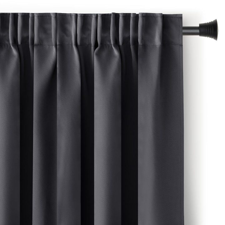 Užuolaida 140×270 cm blackout tamsiai pilka AH