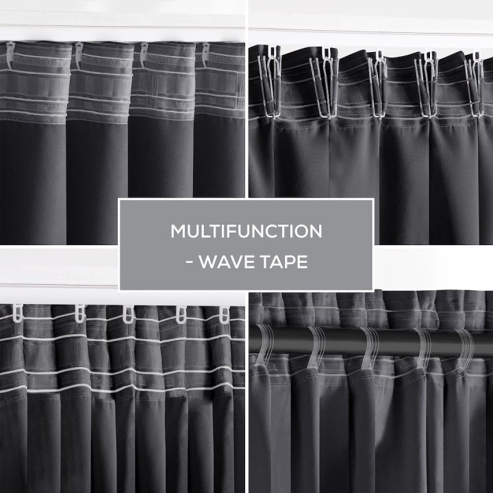Užuolaida 140×270 cm blackout tamsiai pilka AH