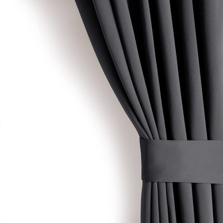 Užuolaida 140×270 cm blackout tamsiai pilka AH