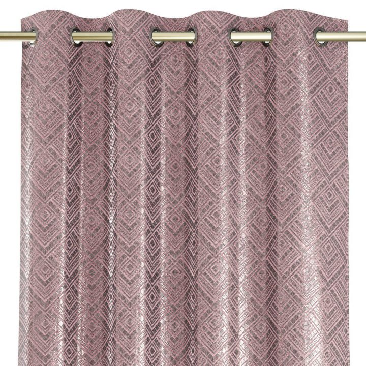 Užuolaida blackout 140×250 rožinė–auksinė CASPE