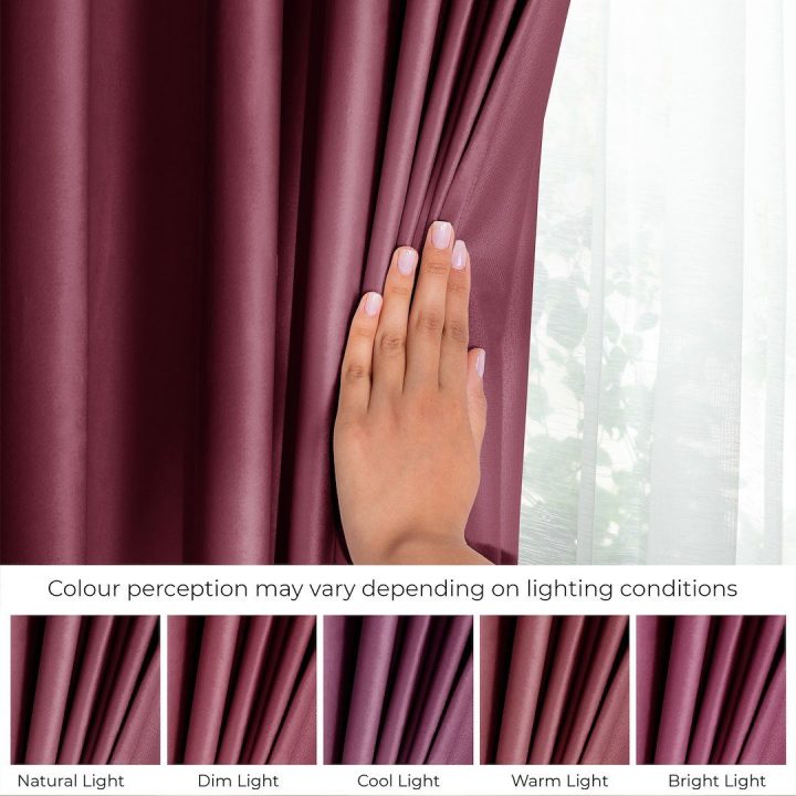 Užuolaida aksominė bordo spalvos 140×270 AH