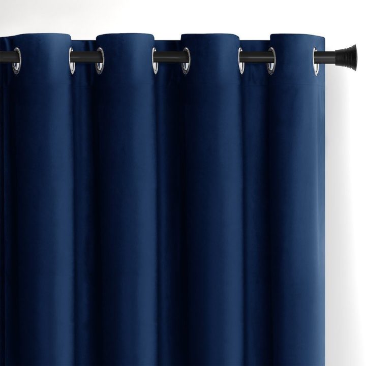 Užuolaida aksominė 140×270 cm indigo AH VELVET