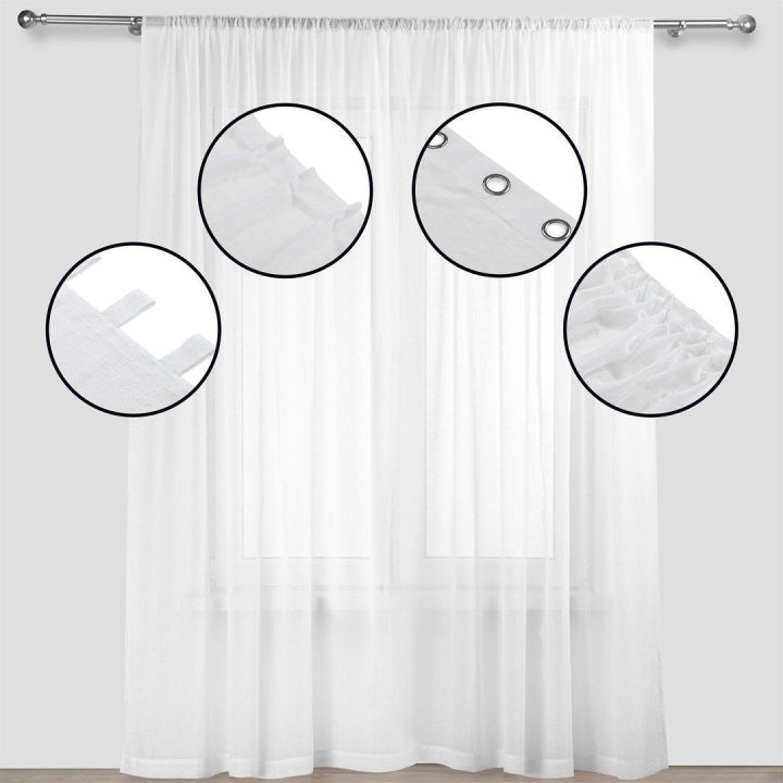 Užuolaidos baltos 140×250 HOM