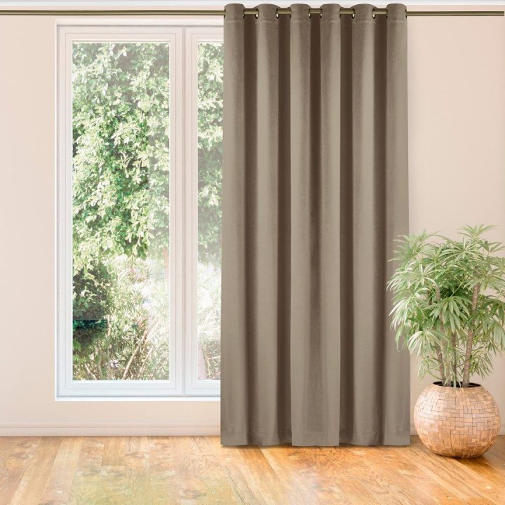 Užuolaidos aksominės su žiedais 135×270 cm