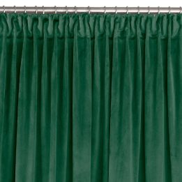 Užuolaida tamsiai žalia aksominė 135×300 VELVET