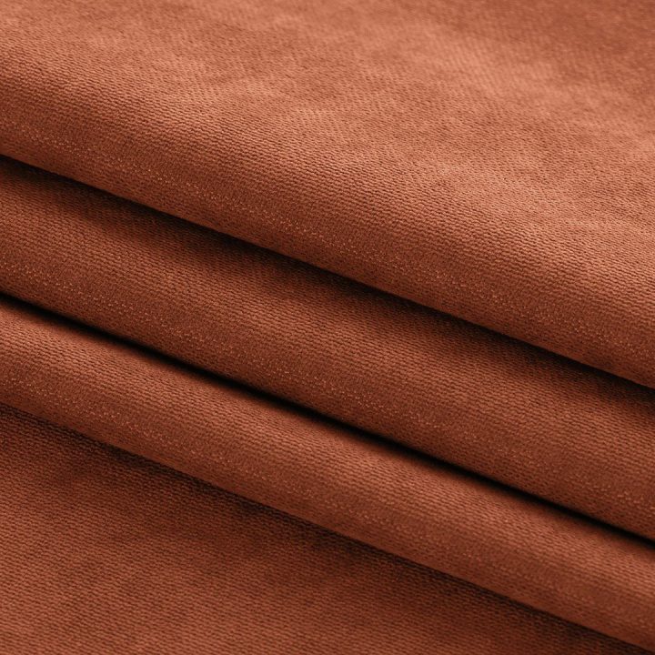 Užuolaidos 140×270 cm koralinės su žiedais Chenille