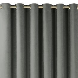 Užuolaidos iš čenilės 280×270 cm pilkos EYELETS G