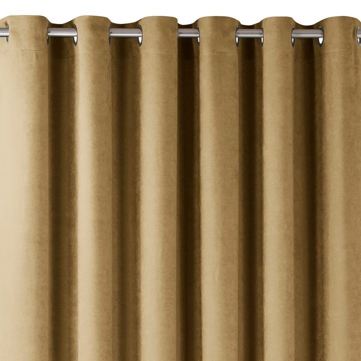 Užuolaidos chenille 140×245 cm šviesiai ruda