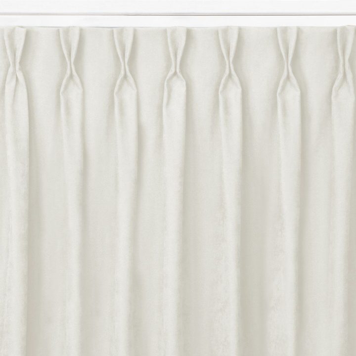Užuolaidos 140×270 cm kreminės CHENILLE FLEX