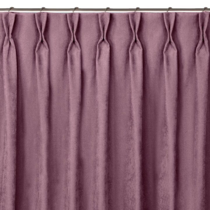 Užuolaidos 280×270 cm lila iš chenille CHENILLE FLEX