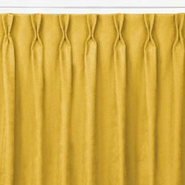 Užuolaidos 140×175 garstyčių spalvos Chenille Flex