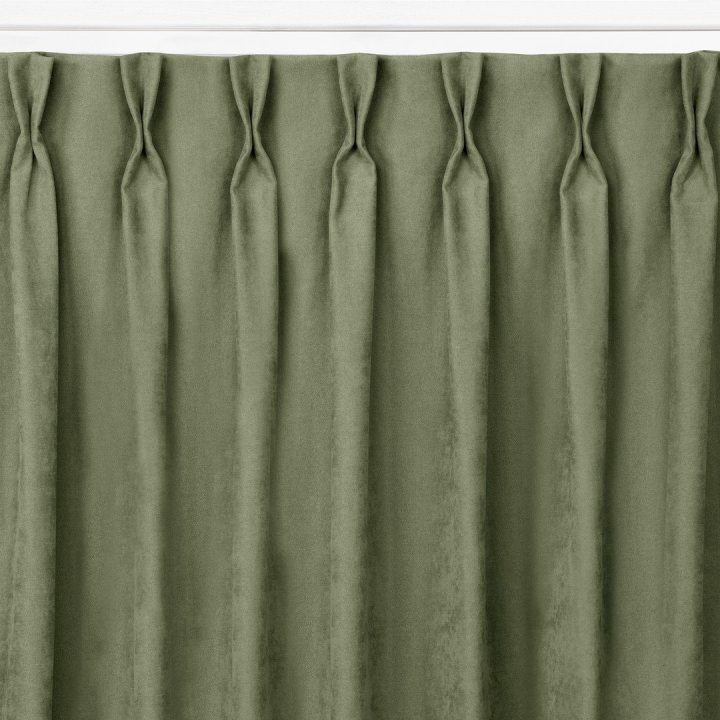 Užuolaidos iš chenille 140×300 cm žalia CHENILLE FLEX
