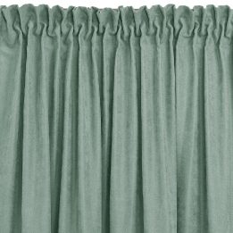 Užuolaidos 280×270 cm iš čenilio mint spalvos