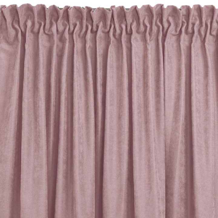 Užuolaida iš chenilės 140×175 cm rožinė