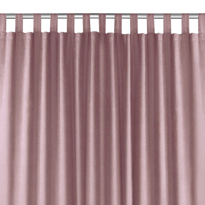 Užuolaida 280×175 cm rožinė iš chenilės