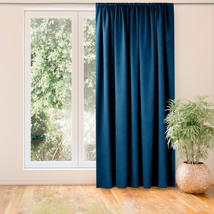 Užuolaidos iš chenilės 280×245 indigo