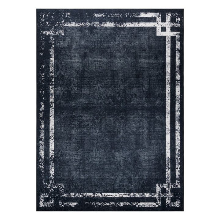 Kilimas 120×170 juoda–balta ARLEN