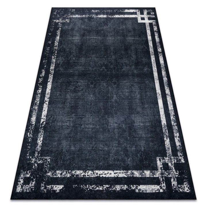 Kilimas 120×170 juoda–balta ARLEN