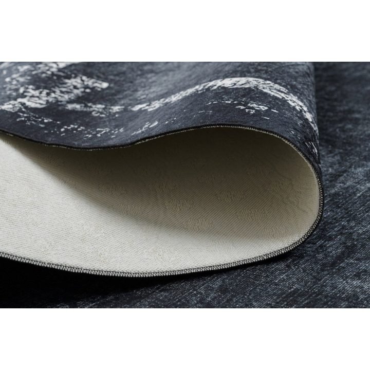 Kilimas 160×220 juodai baltas ARLEN