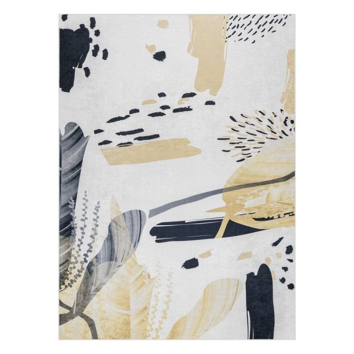 Kilimas baltos ir geltonos spalvos 120×170 cm Mark Hakano