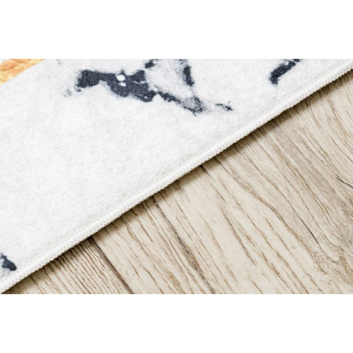 Kilimas 80×150 cm baltos ir auksinės spalvos ARLEN MARBLE4