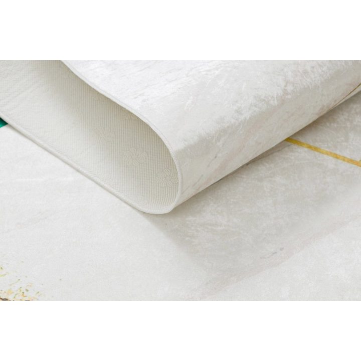 Kilimas 80×150 cm baltas ir auksinis ARLEN