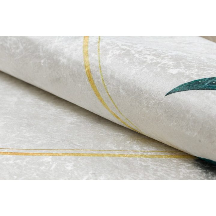Kilimas 160×220 baltas su aukso akcentu Arlen