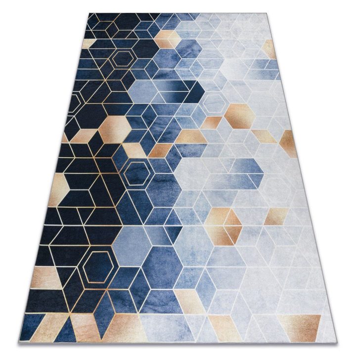 Kilimas 80×150 mėlynas CUBE Arlen