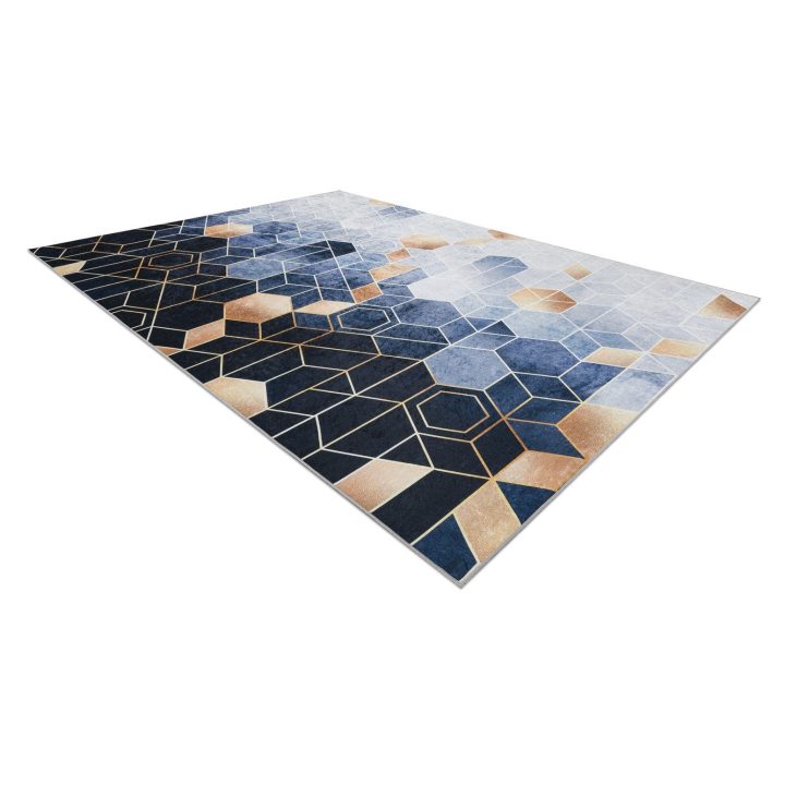 Kilimas 80×150 mėlynas CUBE Arlen