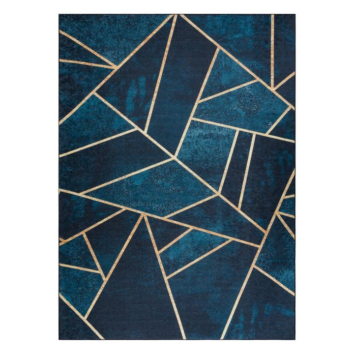 Kilimas 120×170 turkio ir auksinės spalvos ARLEN